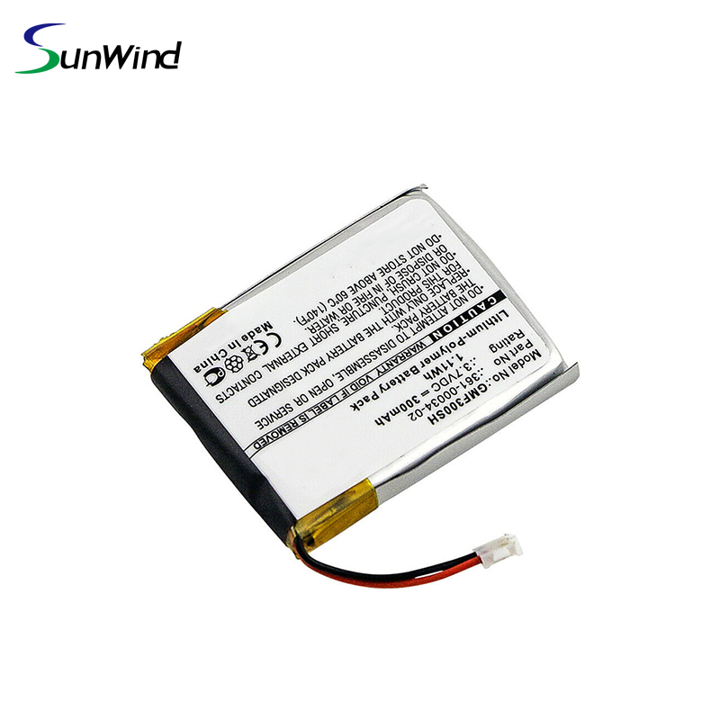 Garmin 361-00034-02 3.7V 300mah Li-ploymer Rechargeable Battery for Fenix 3 Fenix 3HR Smartwatch Replacement Battery